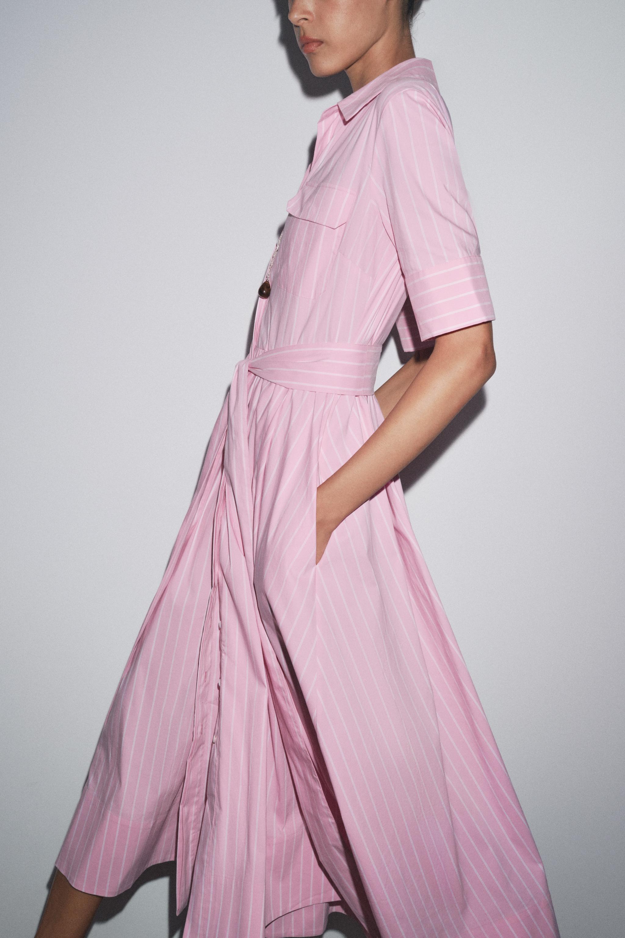 ZW COLLECTION POPLIN SHIRT DRESS